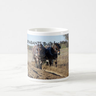 Caneca De Café Cavalo de esboço belga de Brabants