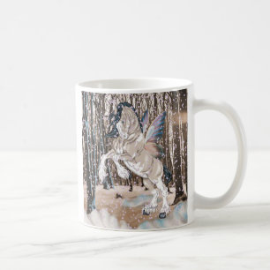 Caneca De Café Cavalo de Fantasia Clydesdale Fada