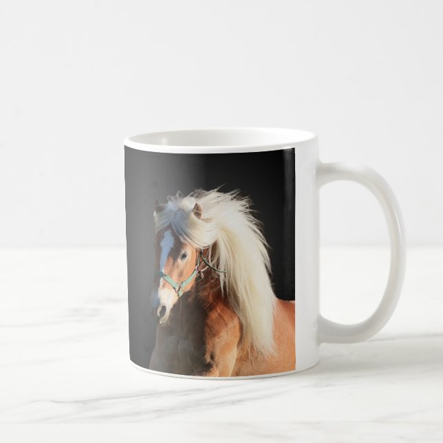 Caneca De Café Cavalo de Haflinger (Direita)