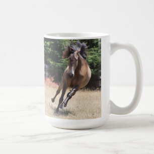 Caneca De Café Cavalo de Lusitano na liberdade