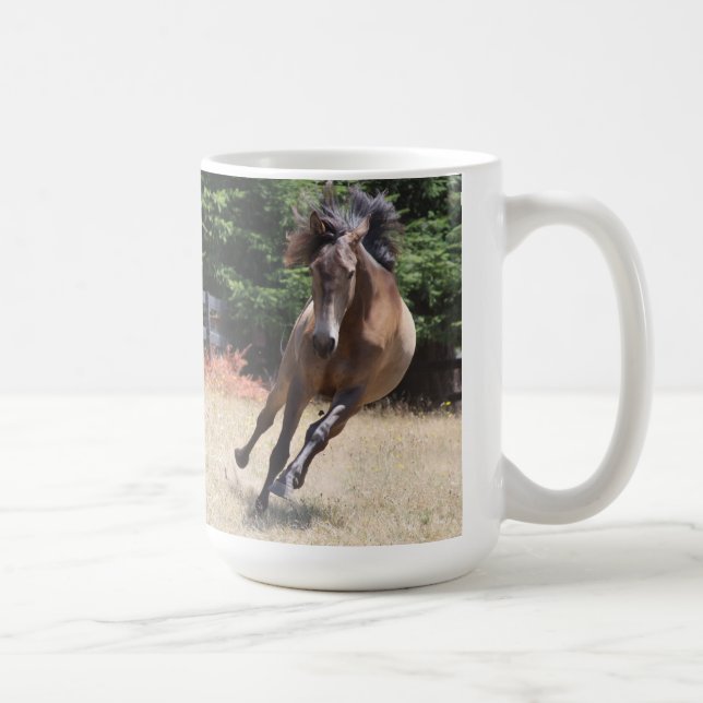 Caneca De Café Cavalo de Lusitano na liberdade (Direita)