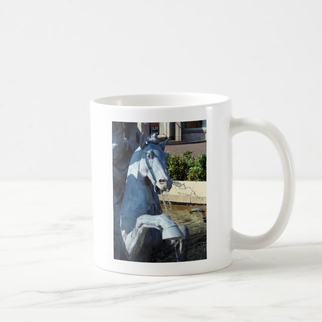 Caneca De Café Cavalo de Netuno, Detalhe da Fonte de Plaza (Direita)