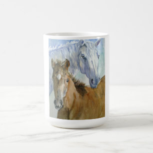Caneca De Café Cavalo e pônei