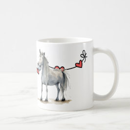 Caneca De Café Cavalo feliz dia de os namorados