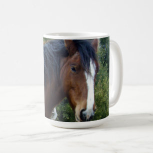 Caneca De Café Cavalo Grande Brown Clydesdale,