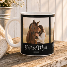 Cavalo Mãe Estabelecida Script Preto 3 Foto