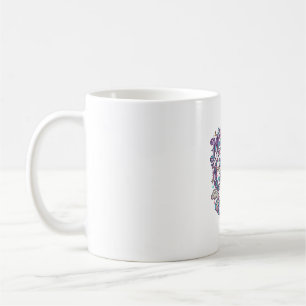 Caneca De Café Cavalo Mágico Lua Mística Unicórnio Colorido