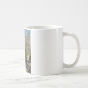Caneca De Café Cavalo Marrom Contra uma Cerca
