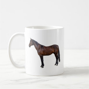 Caneca De Café Cavalo Morgan de Perfil