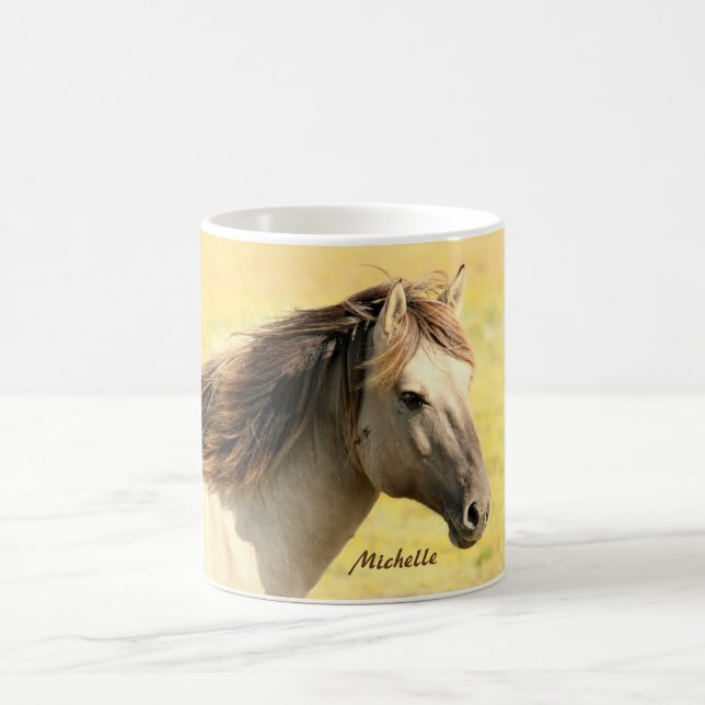 Caneca De Café Cavalo Personalizado (Centro)