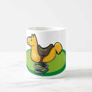 Caneca De Café Cavalo-Primavera