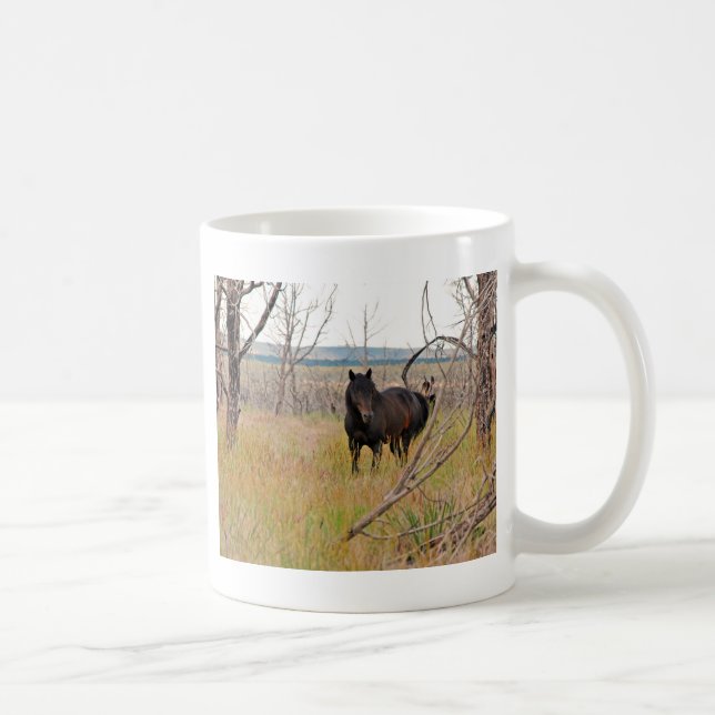 Caneca De Café cavalo selvagem em Mesa Verde (Direita)