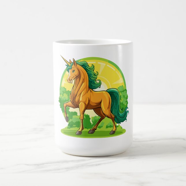 Caneca De Café Cavalo unicórnio (Centro)