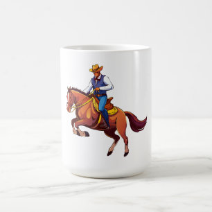 Caneca De Café Cavalo xingando com o homem