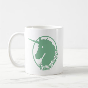 Caneca De Café Cavalo Zumbi Verde