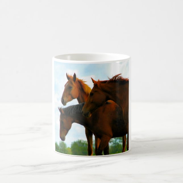 Caneca De Café Cavalos (Centro)