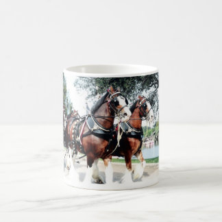 Caneca De Café Cavalos Clydesdale