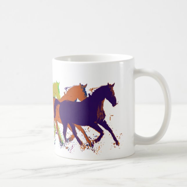 Caneca De Café Cavalos com fazenda (Direita)