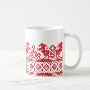 Caneca De Café Cavalos de criação