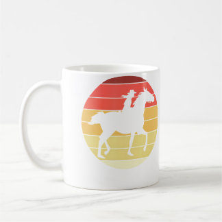 Caneca De Café Cavalos de Montaria Ocidental Meninas Mulheres