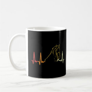 Caneca De Café Cavalos de Pulso Coração com Pulso Pulso Cavalos d