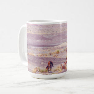 Caneca De Café Cavalos do Deserto P8639