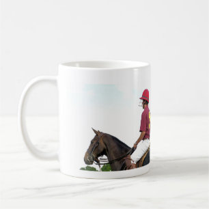CANECA DE CAFÉ CAVALOS ESPORTIVOS