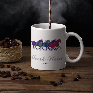 Caneca De Café Cavalos fazendas personalizados