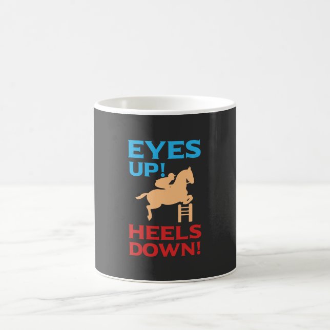 Caneca De Café Cavalos - Olhos Para Cima Cai (Centro)