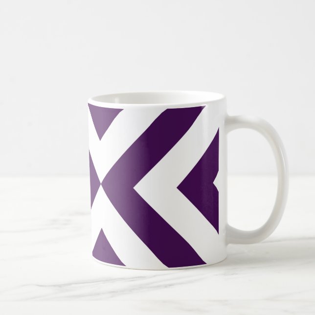 Caneca De Café Cavalos roxos e brancos (Direita)