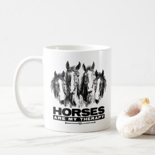 Caneca De Café Cavalos São Os Meus Entusiastas Animais De Terapia
