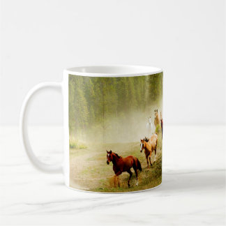 Caneca De Café Cavalos Selvagens
