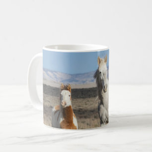 Caneca De Café Cavalos Selvagens em Casa na Bacia de Sandwash