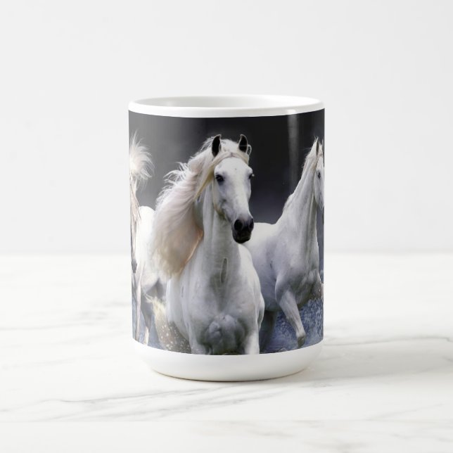 Caneca De Café Cavalos travesseiros decorativos (Centro)