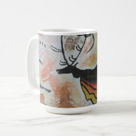 Caneca De Café Cave Art Abstrato