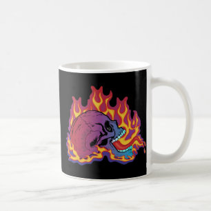 Caneca De Café Caveira Apagadora Colorida