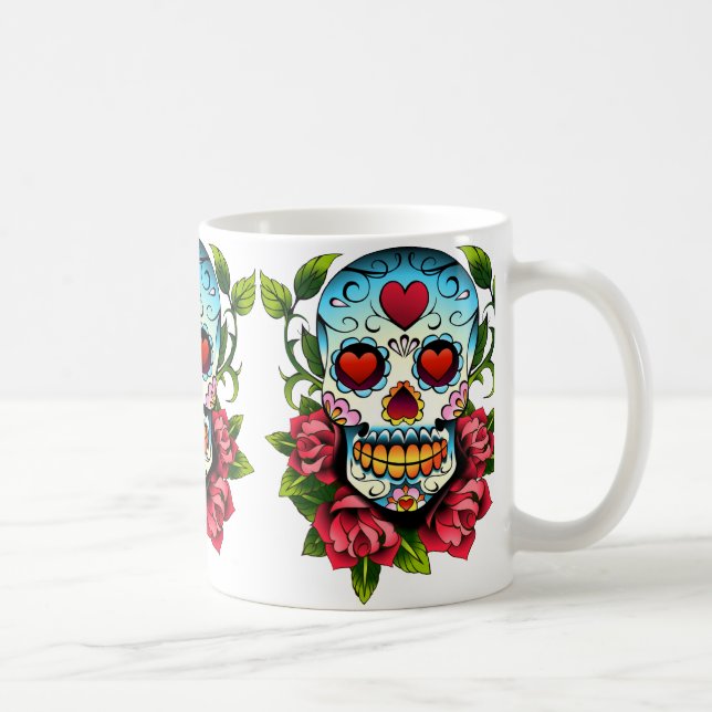 Caneca De Café Caveira de Açúcar (Direita)