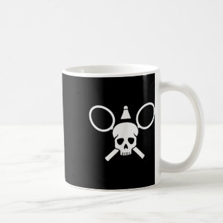 Caneca De Café Caveira de Badminton
