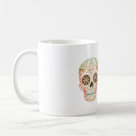 Caneca De Café Caveira do Dia dos Mortos