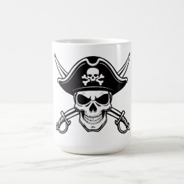 Caneca De Café Caveira e sabres