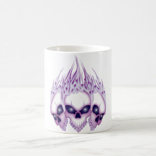 Caneca De Café Caveira Roxa
