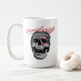 Caneca De Café Caveira Straight Edge