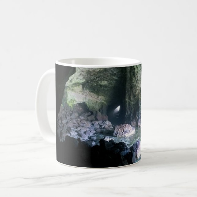Caneca De Café Caverna de Leão Marítimo, OR (Frente Esquerda)