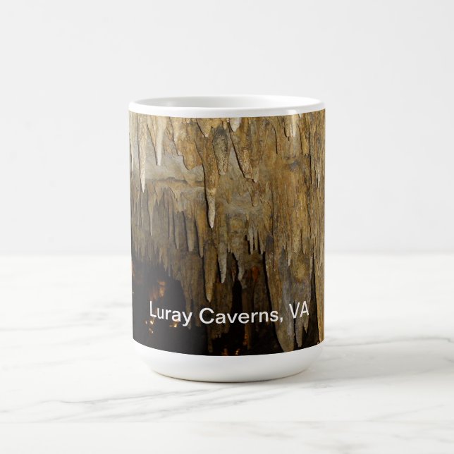 Caneca De Café Cavernas de Luray, VA Mug (Centro)