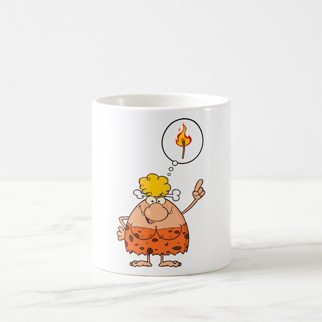 Caneca De Café Cavewan Pensando no Fire Stick (Criador carregado)