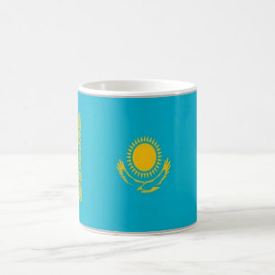 Caneca De Café Cazaquistão - Bandeira -