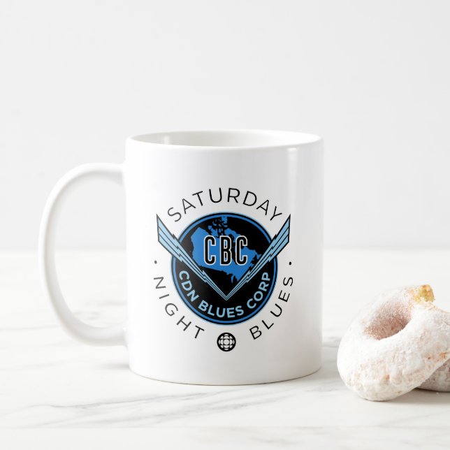 Caneca De Café CBC Sábado à Noite Blues (Com Donut)