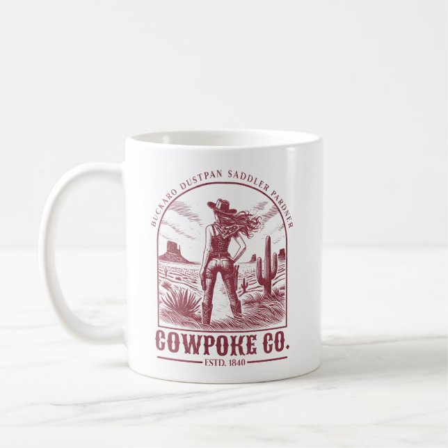 Caneca De Café CDcowpoke (Esquerda)