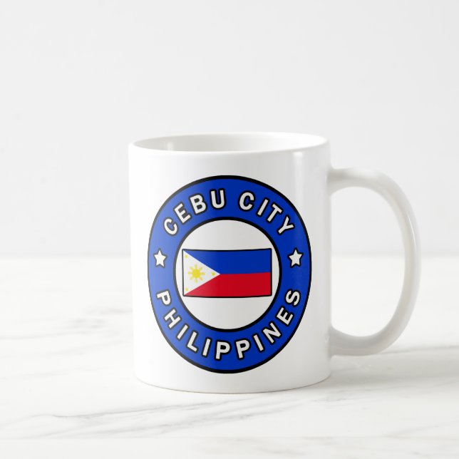 Caneca De Café Cebu City Filipinas (Direita)