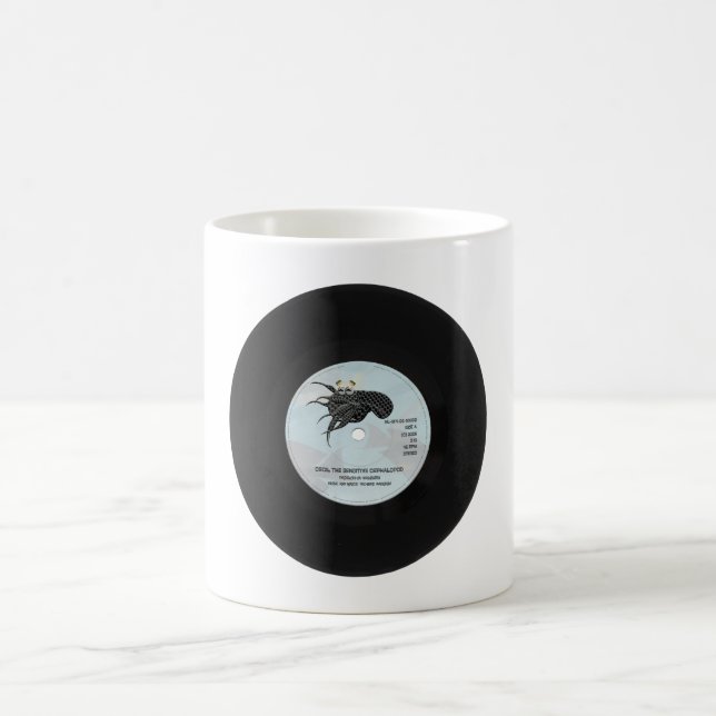 Caneca De Café “Cecil o cefalópode sensível” (Centro)